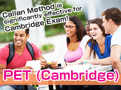 PET（ Cambridge Exam Preparation ）