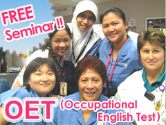 FREE Seminar about the OET (Occupational English Test)